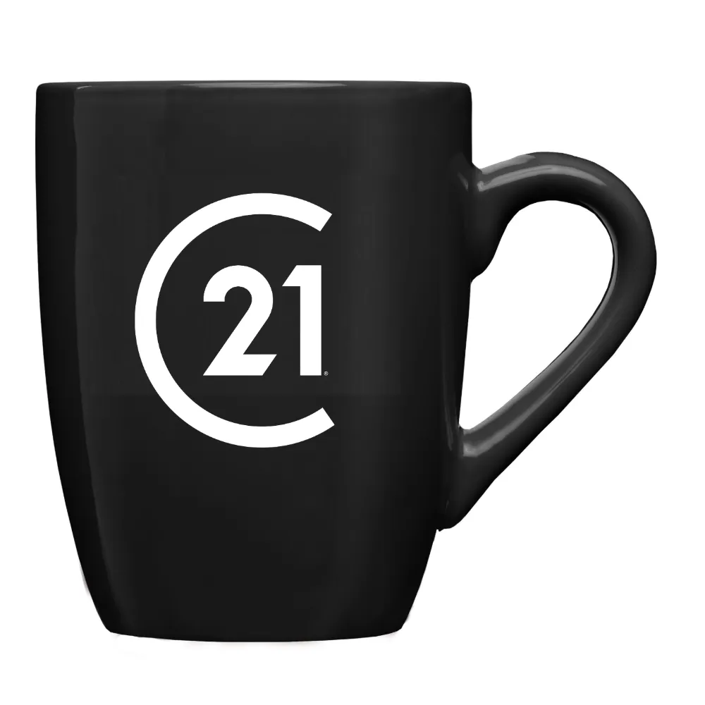 12oz Ceramic Bistro Mug - Personalized with Free Shipping