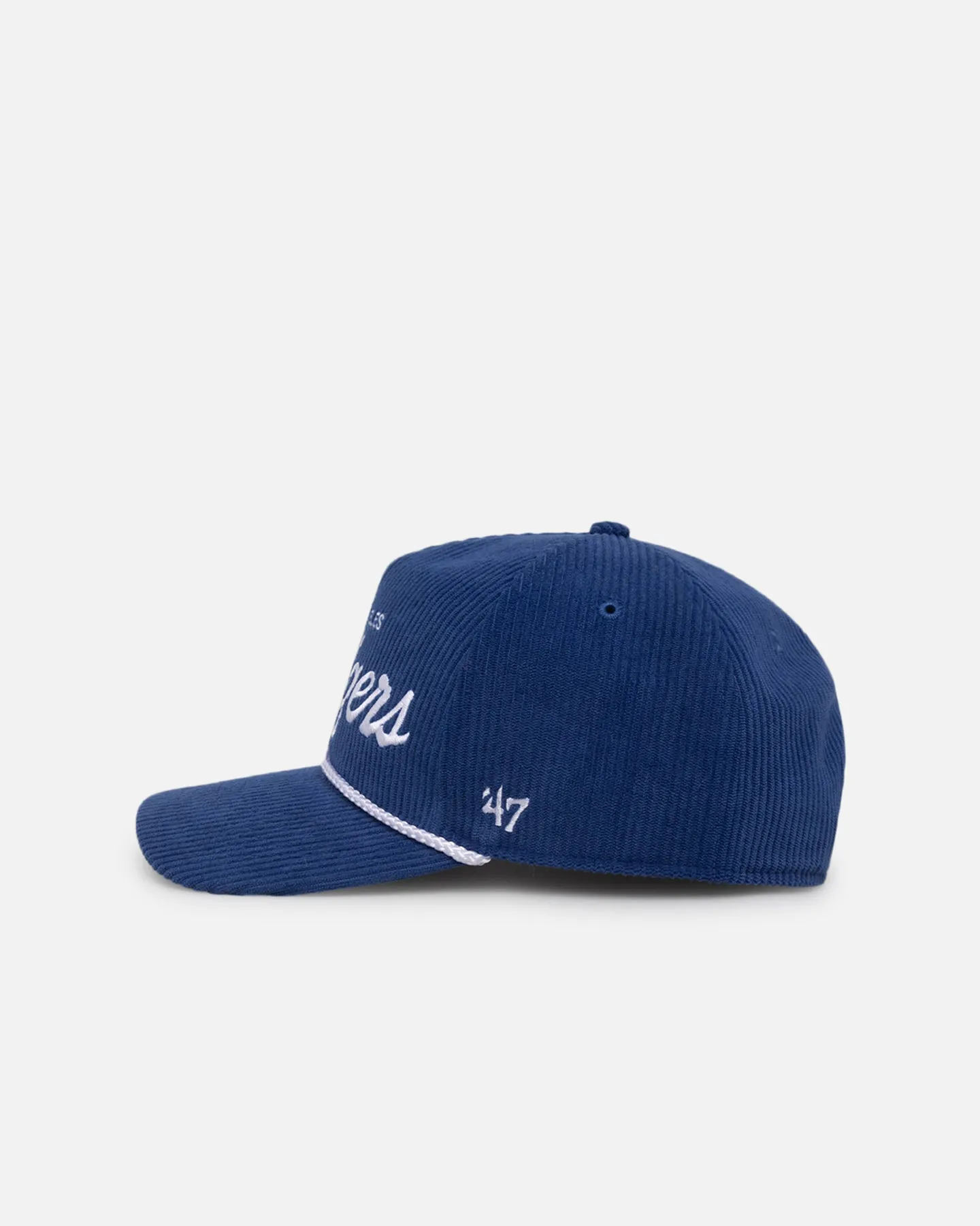 47 Brand Los Angeles Dodgers 'MLB Opening Day' Corduroy Crossrope Hitch Snapback Royal