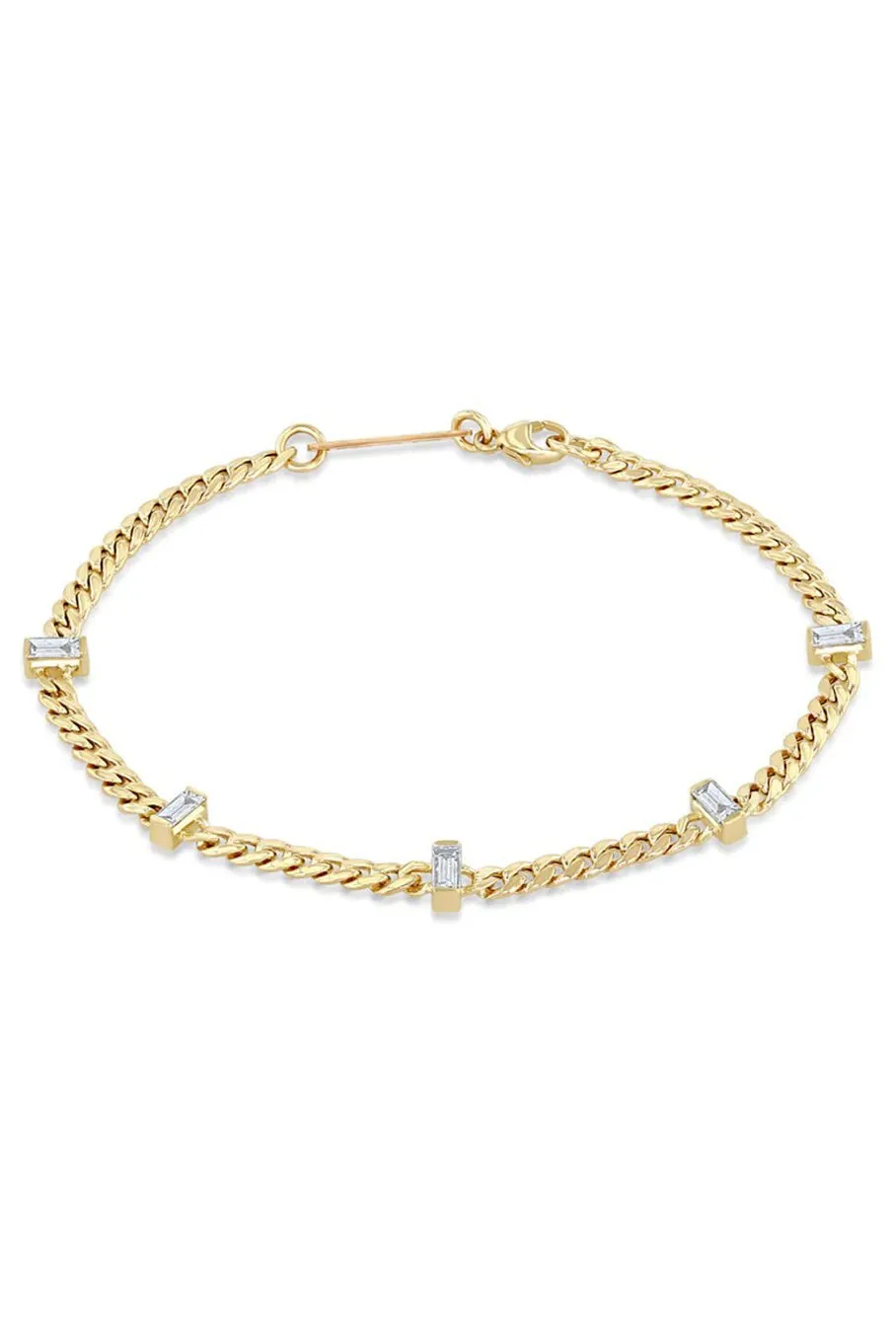 5 Baguette Diamond Bracelet