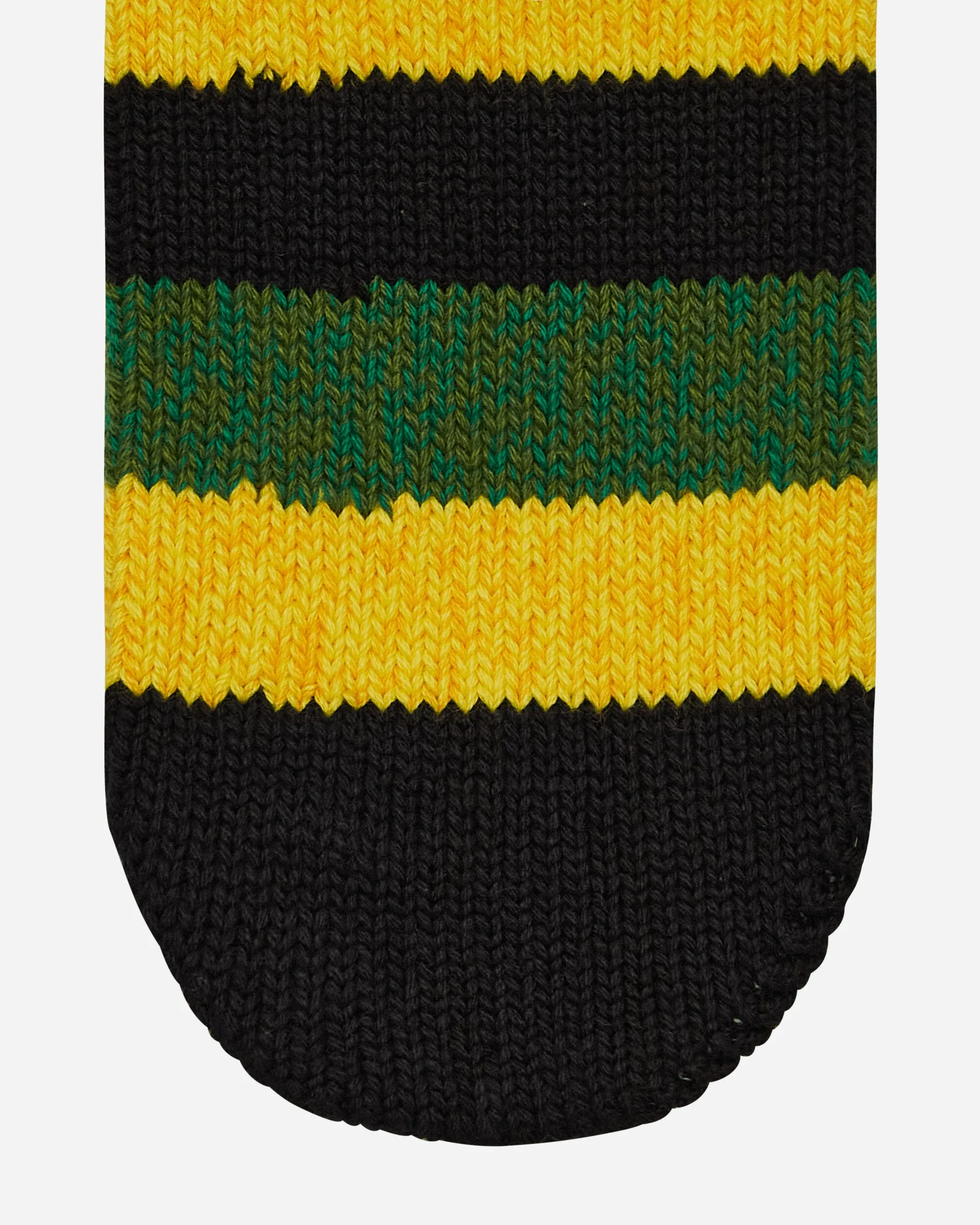 56 Yarns Rasta Rainbowy Happy Heel Socks Black / Yellow / Green