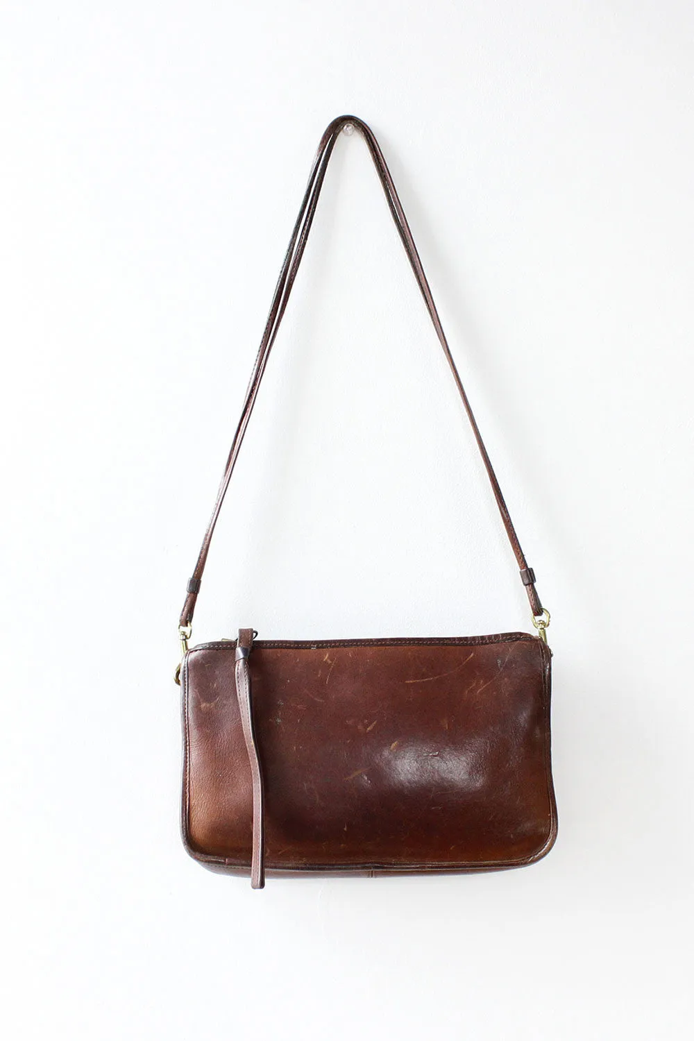 70s Coach NYC Chocolate Leather Bag