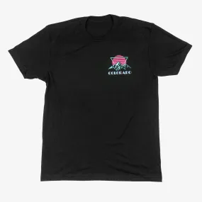 90's Colorado Retro Mountain Back Print T-Shirt