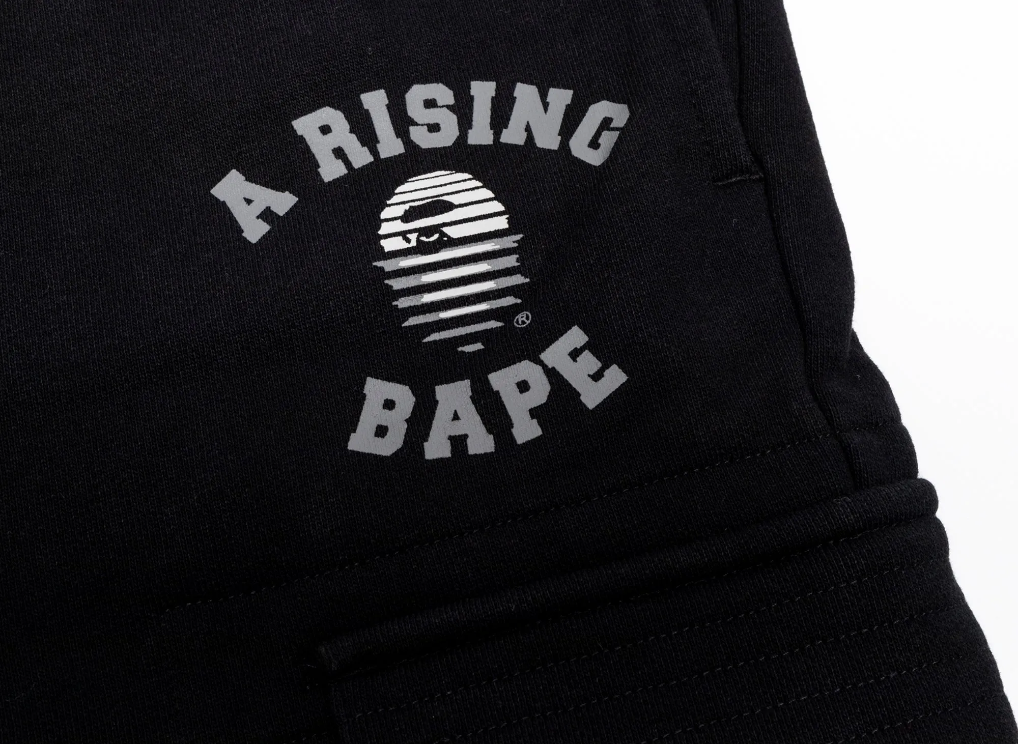 A Bathing Ape A Rising Bape Military Sweatpants in Black