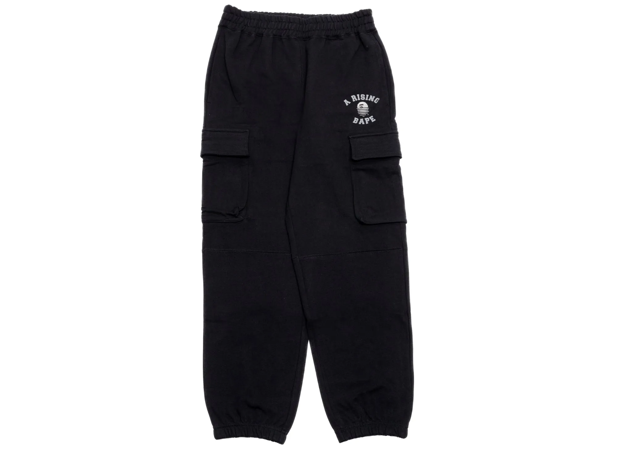 A Bathing Ape A Rising Bape Military Sweatpants in Black