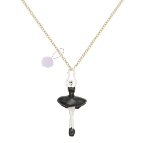 A Mini Penny Black Ballerina Necklace