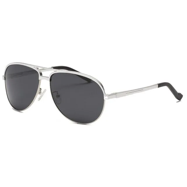 Aluminum Magnesium Classic HD Polarized Big Size Sunglasses for Men