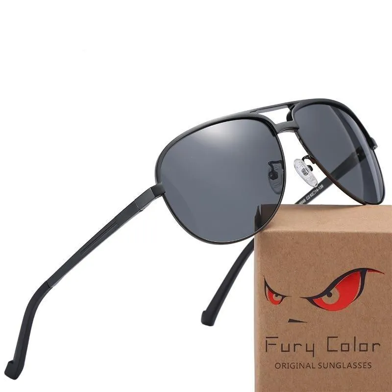 Aluminum Magnesium Classic HD Polarized Big Size Sunglasses for Men