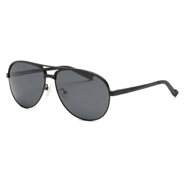 Aluminum Magnesium Classic HD Polarized Big Size Sunglasses for Men