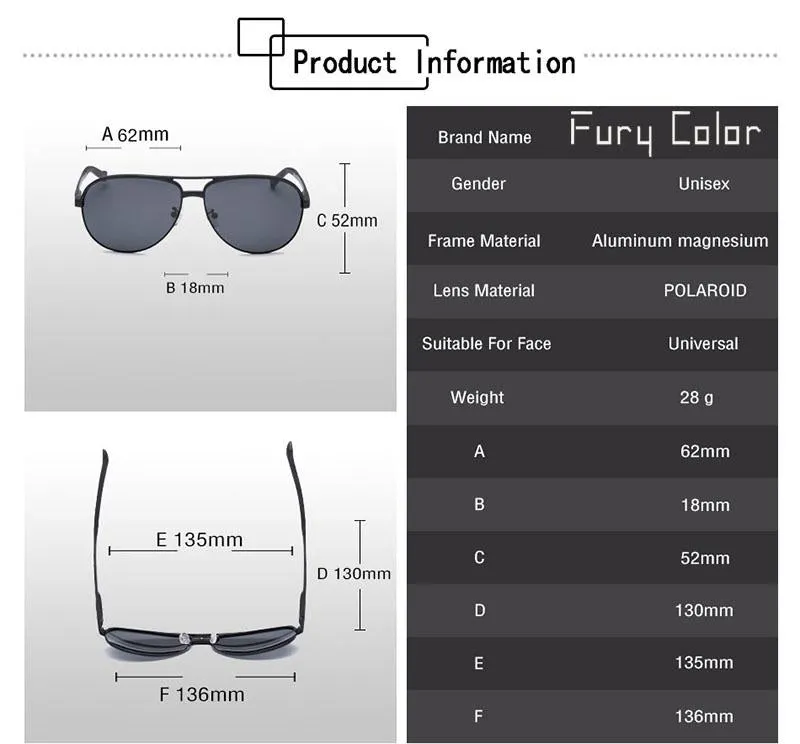 Aluminum Magnesium Classic HD Polarized Big Size Sunglasses for Men