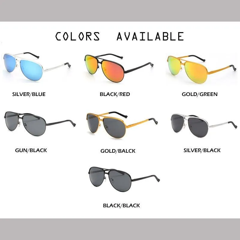 Aluminum Magnesium Classic HD Polarized Big Size Sunglasses for Men