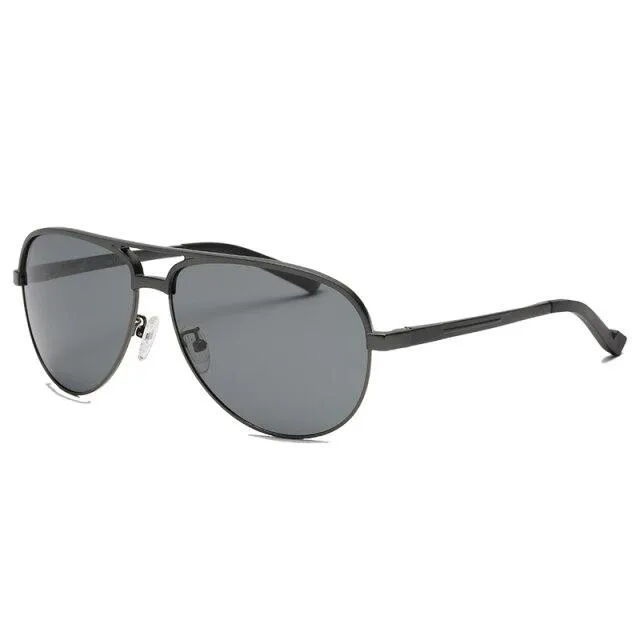 Aluminum Magnesium Classic HD Polarized Big Size Sunglasses for Men