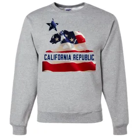 American Bear Flag Crewneck Sweatshirt