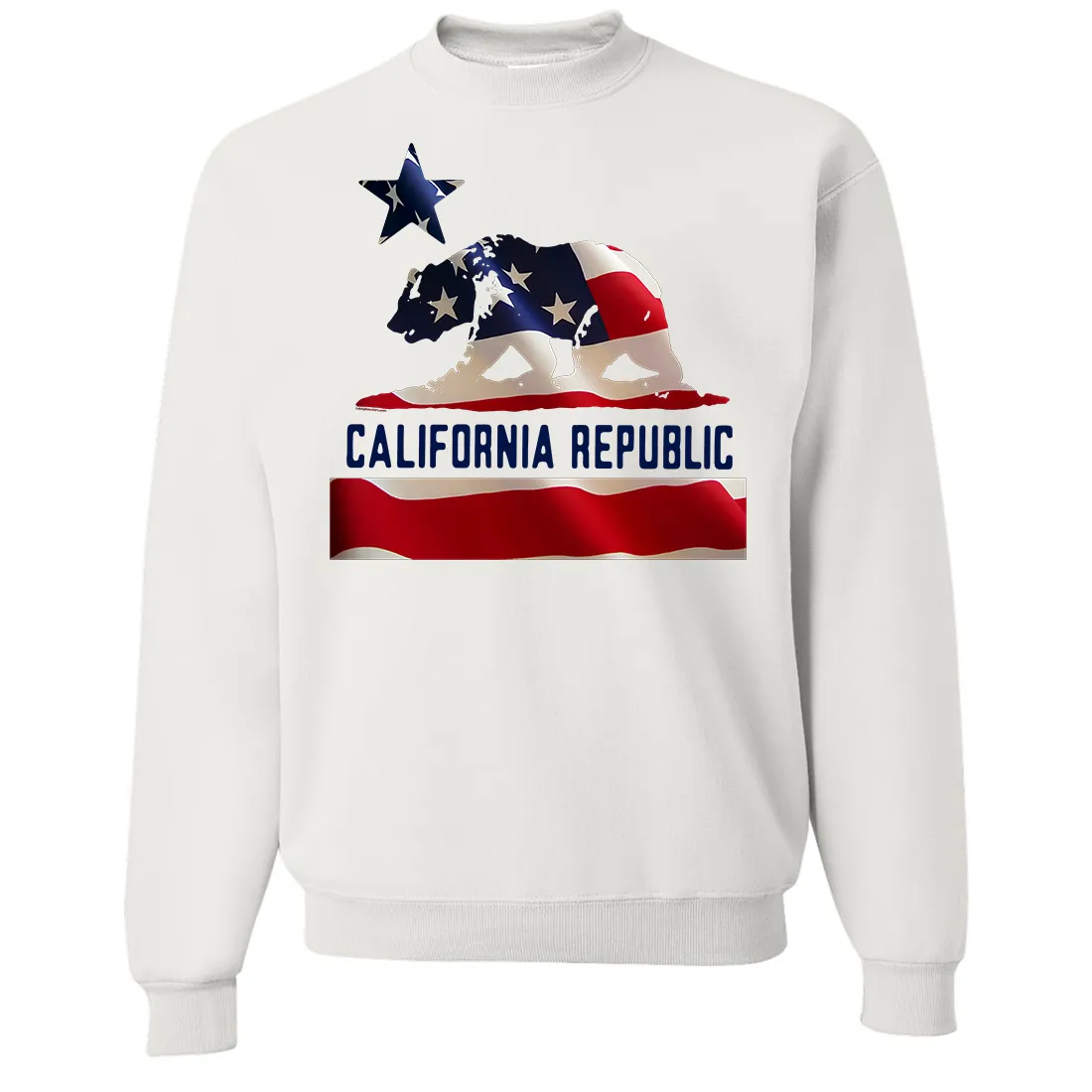 American Bear Flag Crewneck Sweatshirt