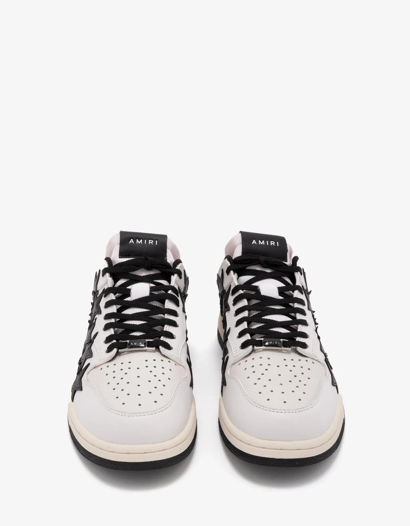 Amiri Stars Low White & Black Trainers