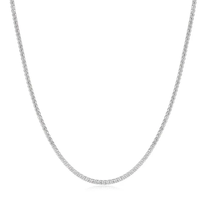 Ania Haie Silver Pave Necklace