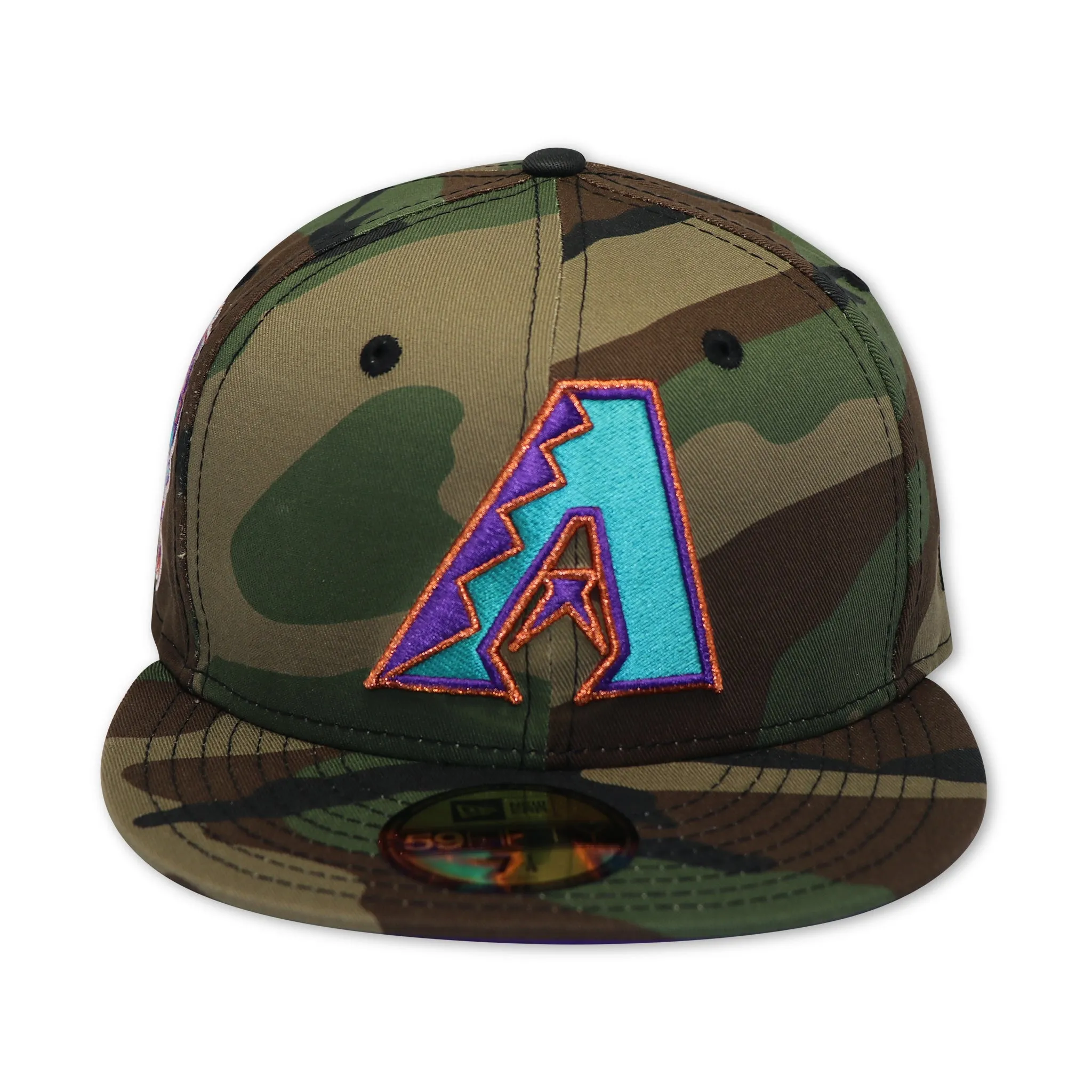 ARIZONA DIAMONBACKS (1998 INAUGURAL SEASON) NEW ERA 59FIFTY FITTED (PURPLE BOTTOM)