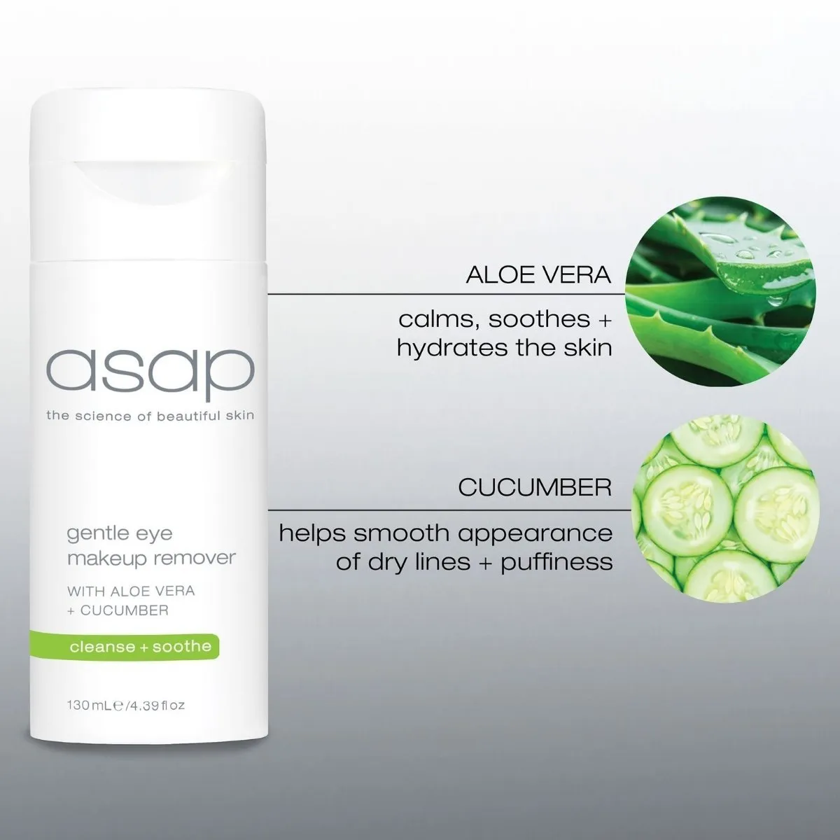 asap | Gentle Eye Makeup Remover 130ml