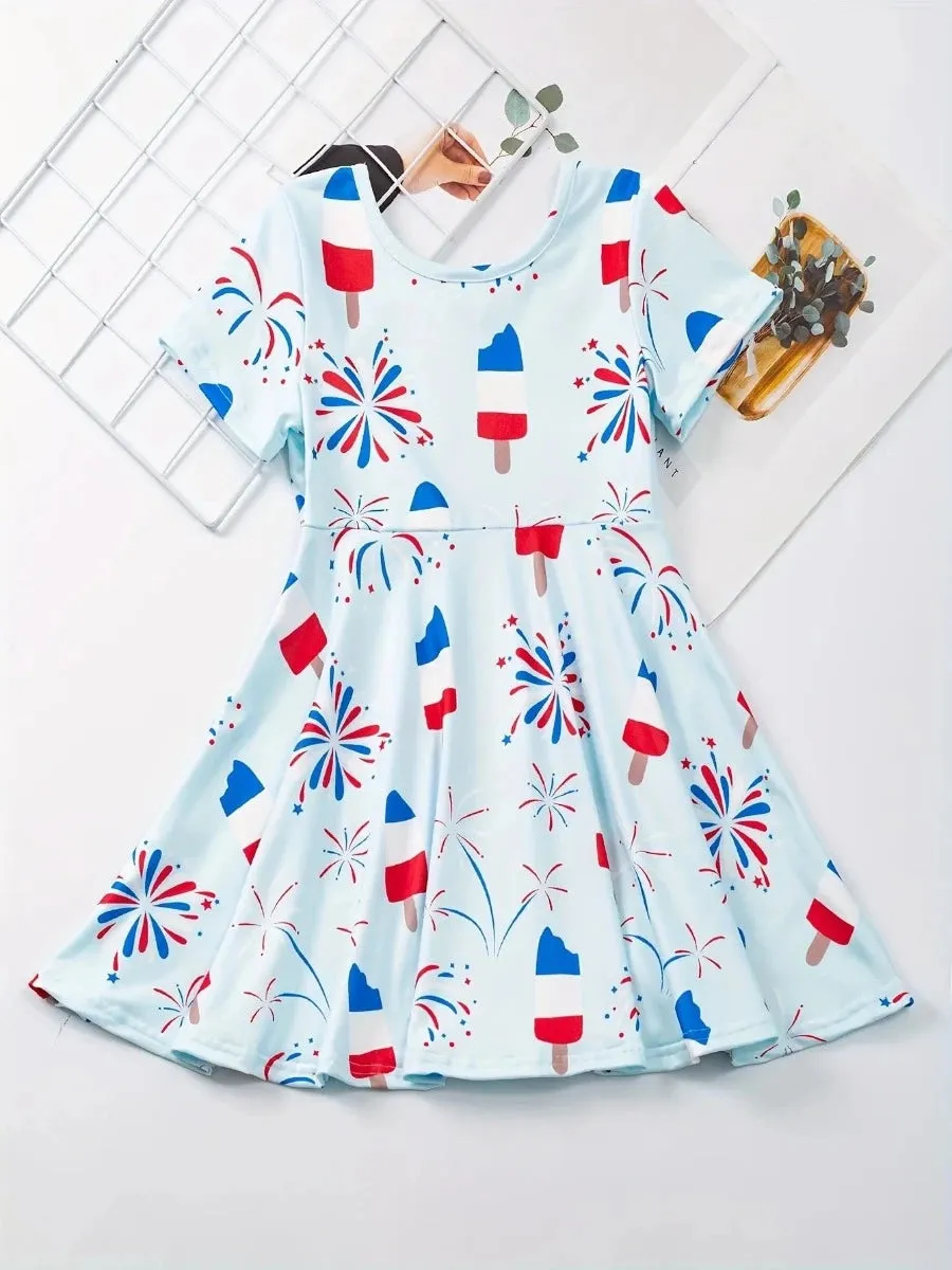 Baby Girl French Style Popsicle Dress