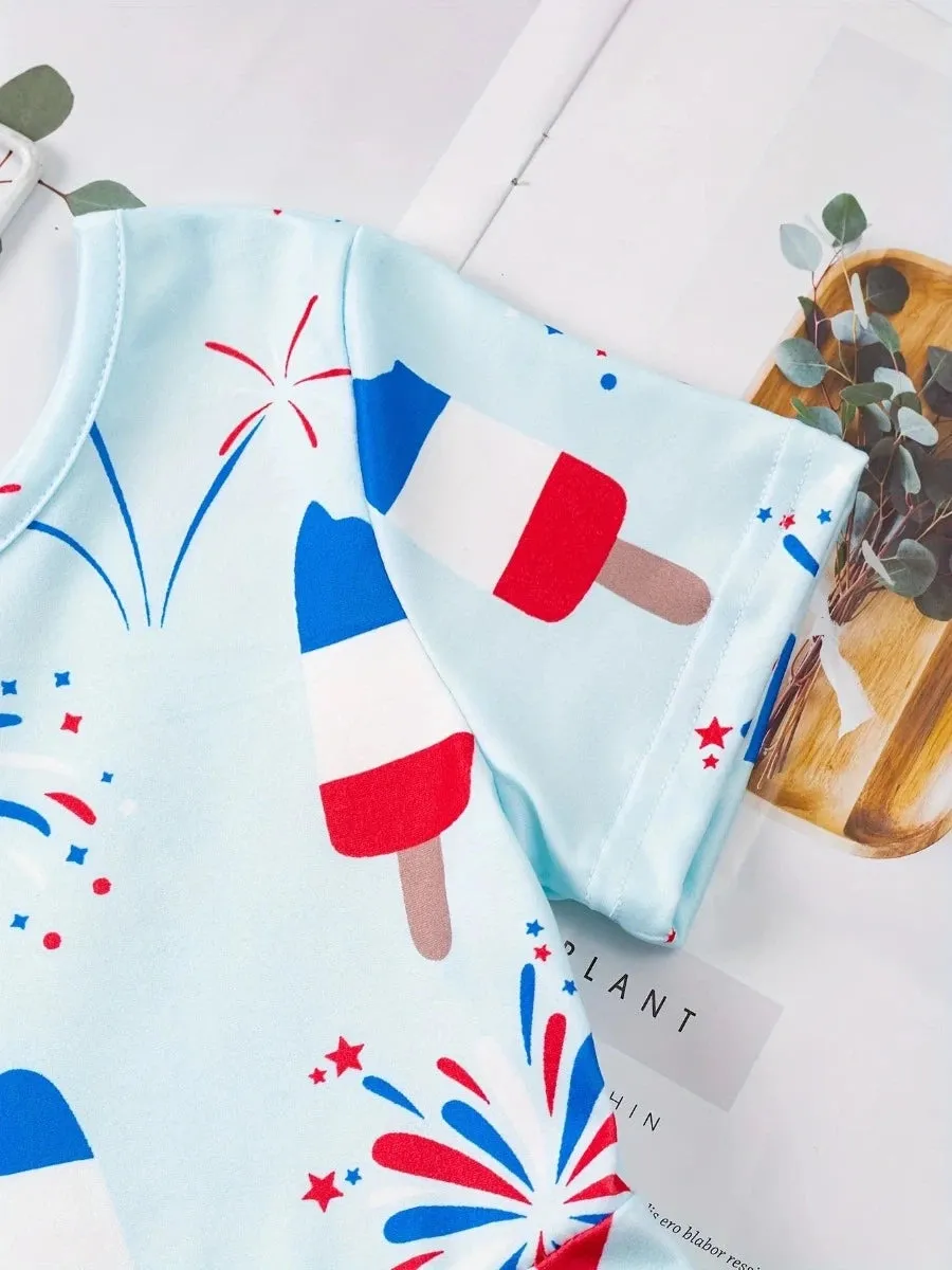 Baby Girl French Style Popsicle Dress