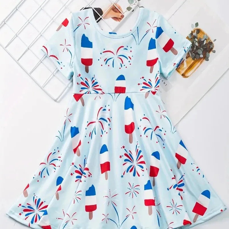 Baby Girl French Style Popsicle Dress