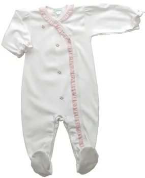 Baby Girl's Brielle Pima Cotton Footie