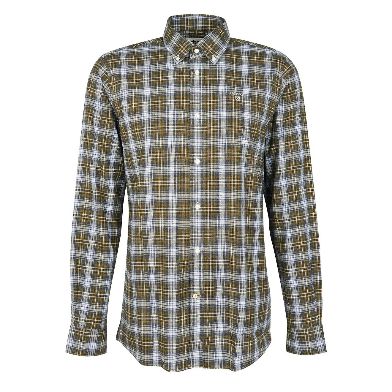 Barbour Portland Tailored Fit Shirt Moss