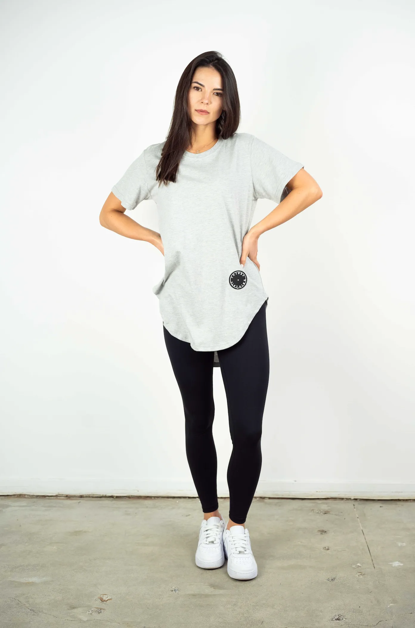 BASIC TEE GREY MARLE