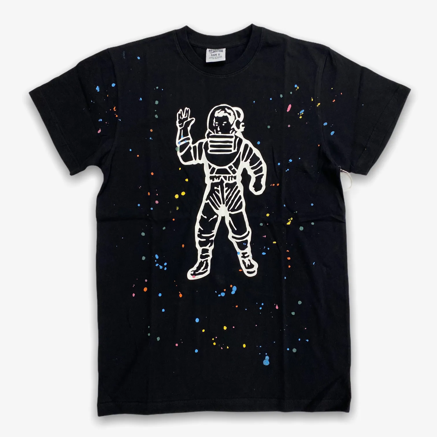 BBC BB Astro Spattered SS T-shirt Knit Black