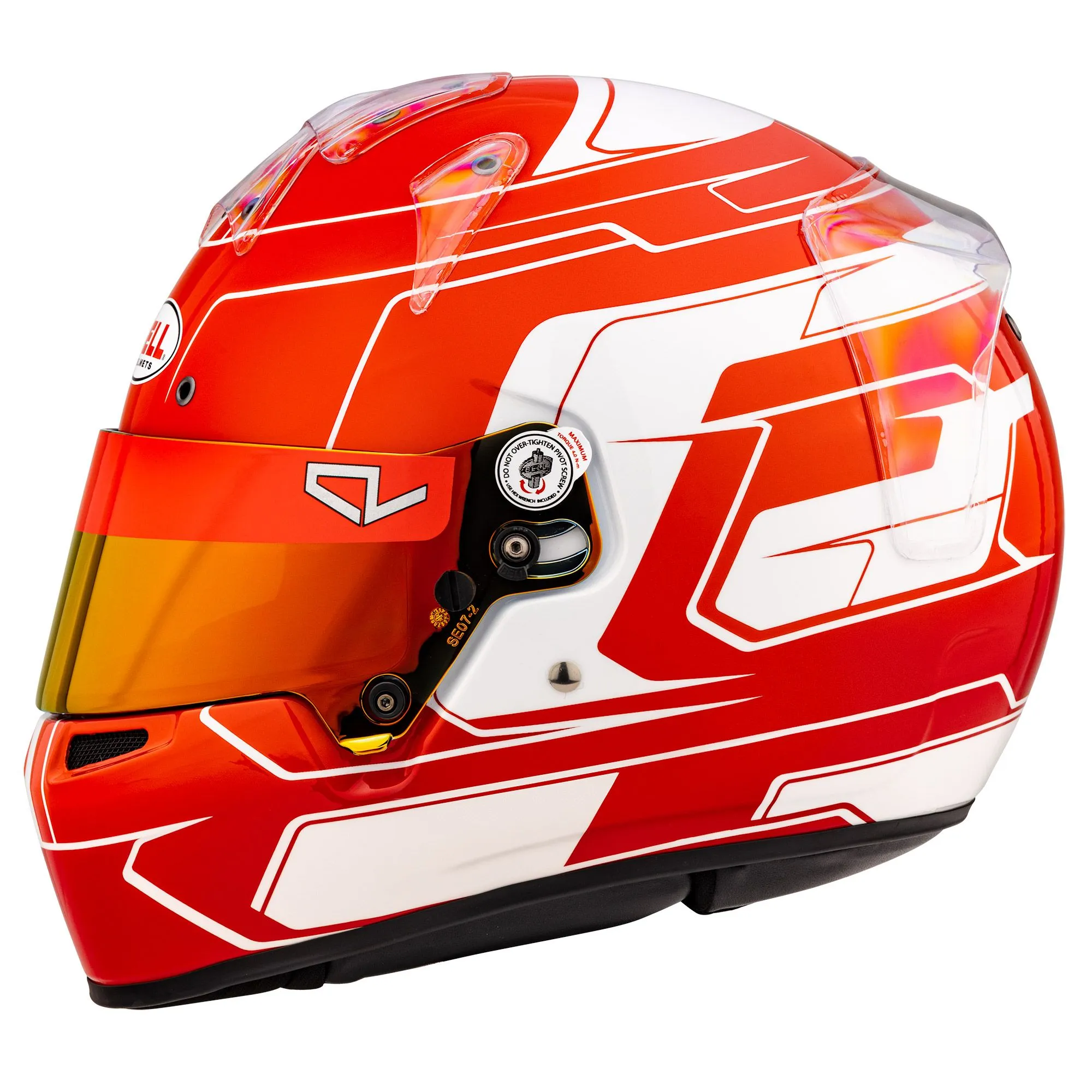 Bell KC7-CMR Kart Helmet - Charles Leclerc  Free HP Helmet Bag