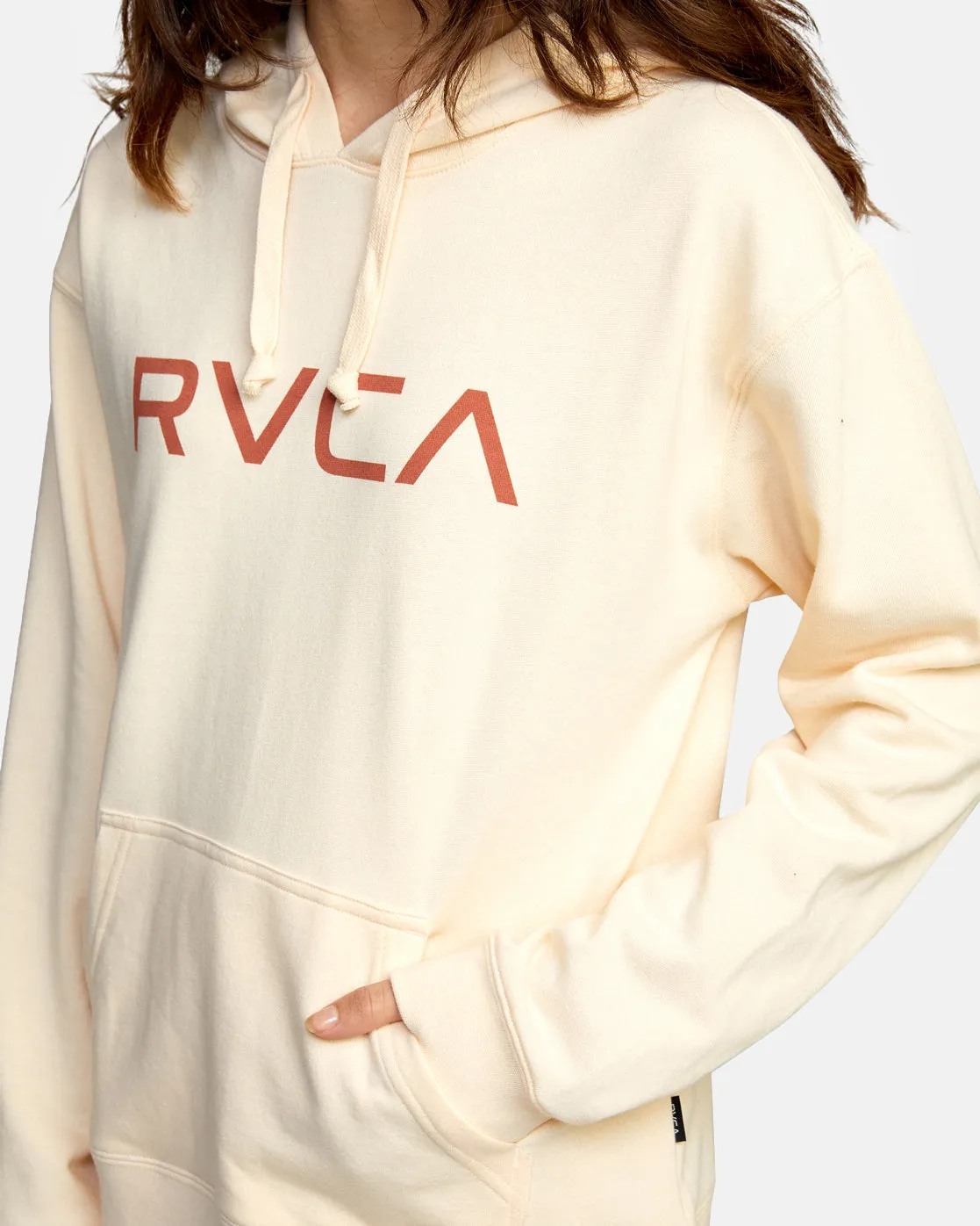 Big RVCA Hoodie - Pale Pink 2