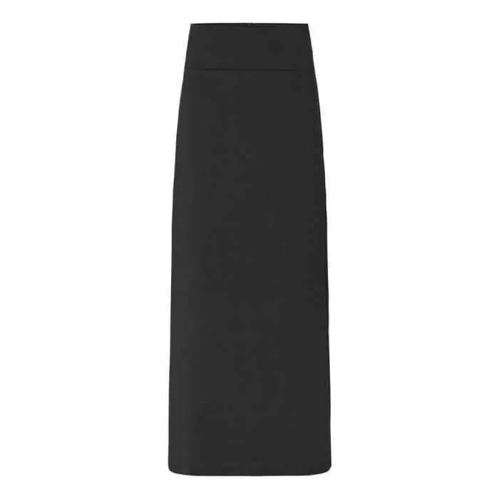 Black Scuba High Waisted Skirt