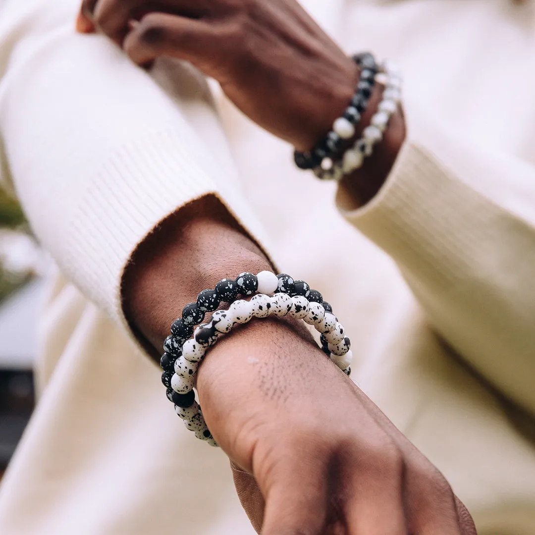 Black Splatter Bracelet