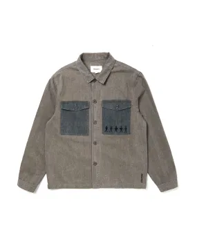 Bone Overshirt - Grey