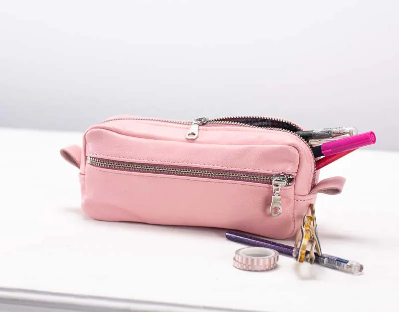 Brick case - Baby pink leather