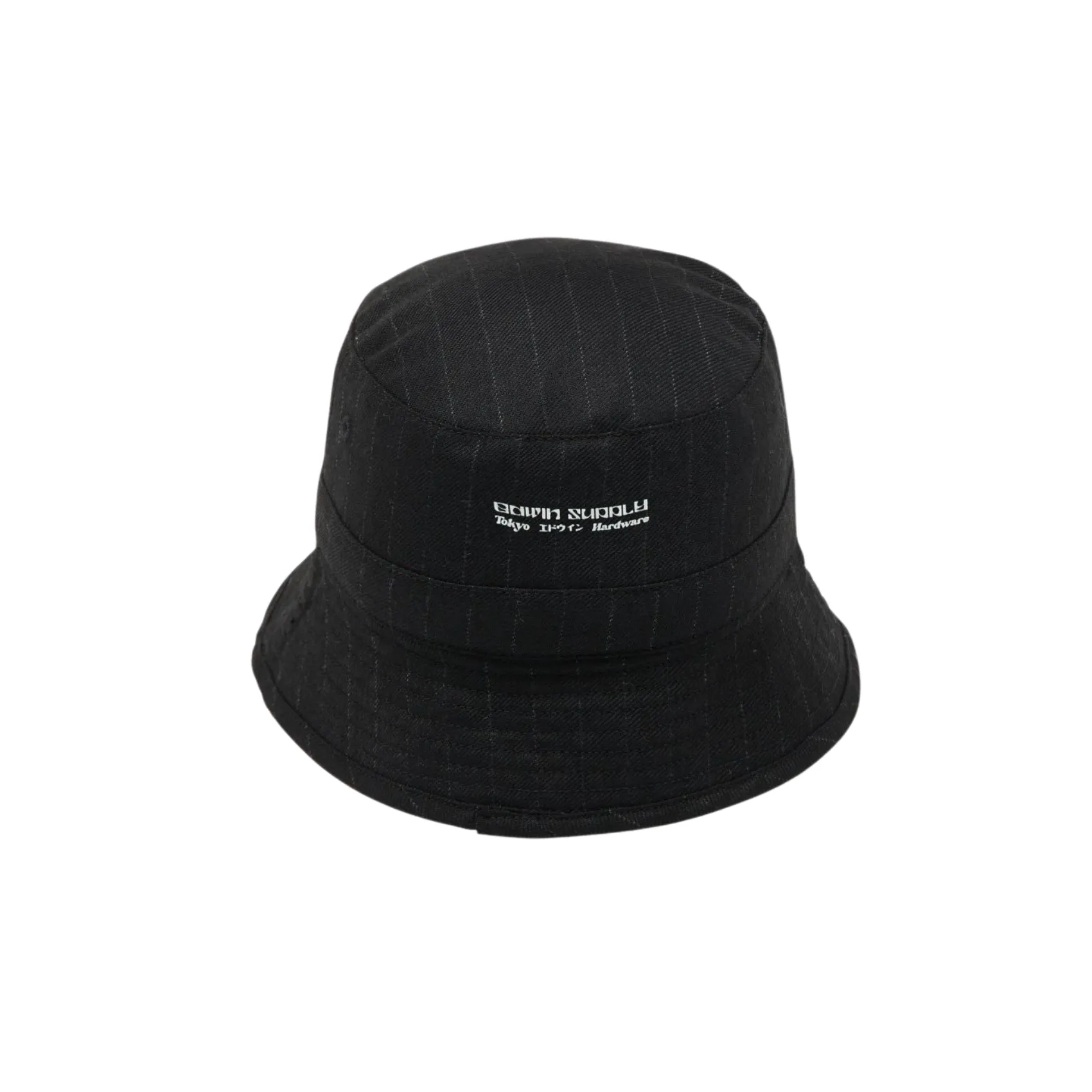 Bucket Hat Lined - Black/White Line Stripes