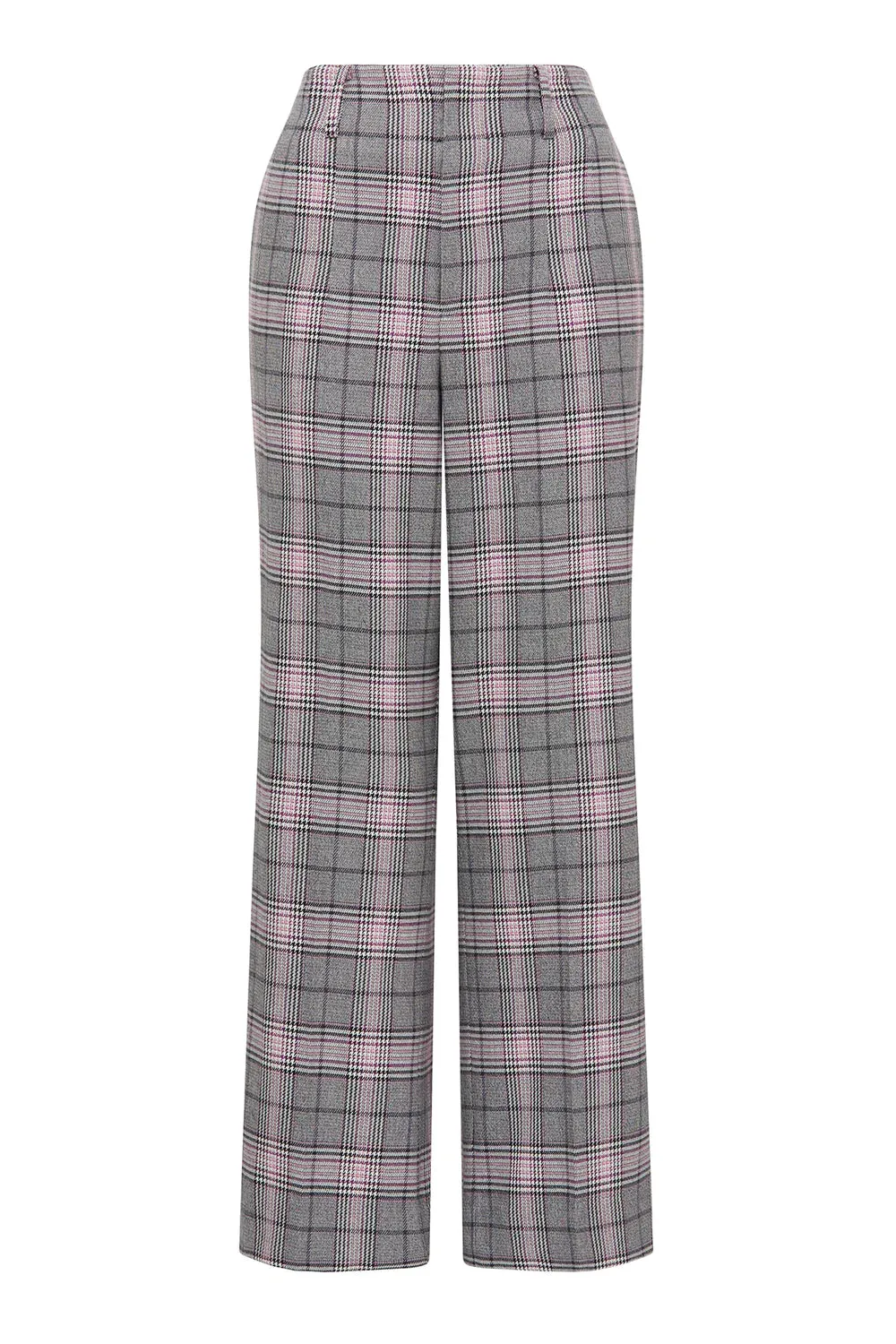 Cable Elton Check Pant - Pink Check