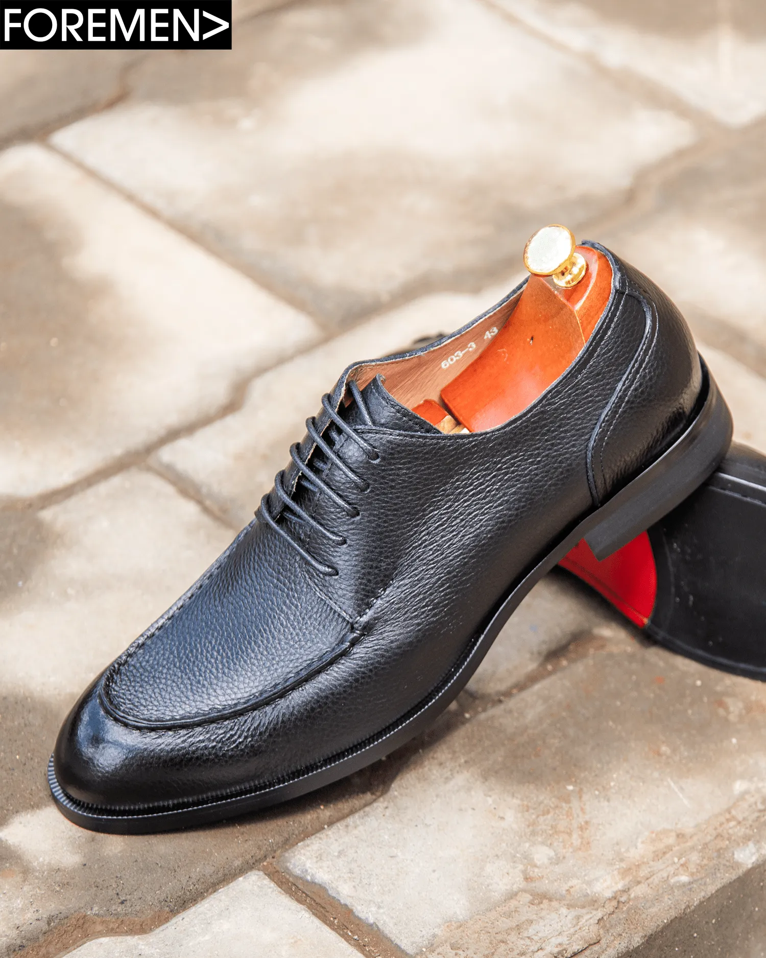 CAIRO | Black Leather Derbies