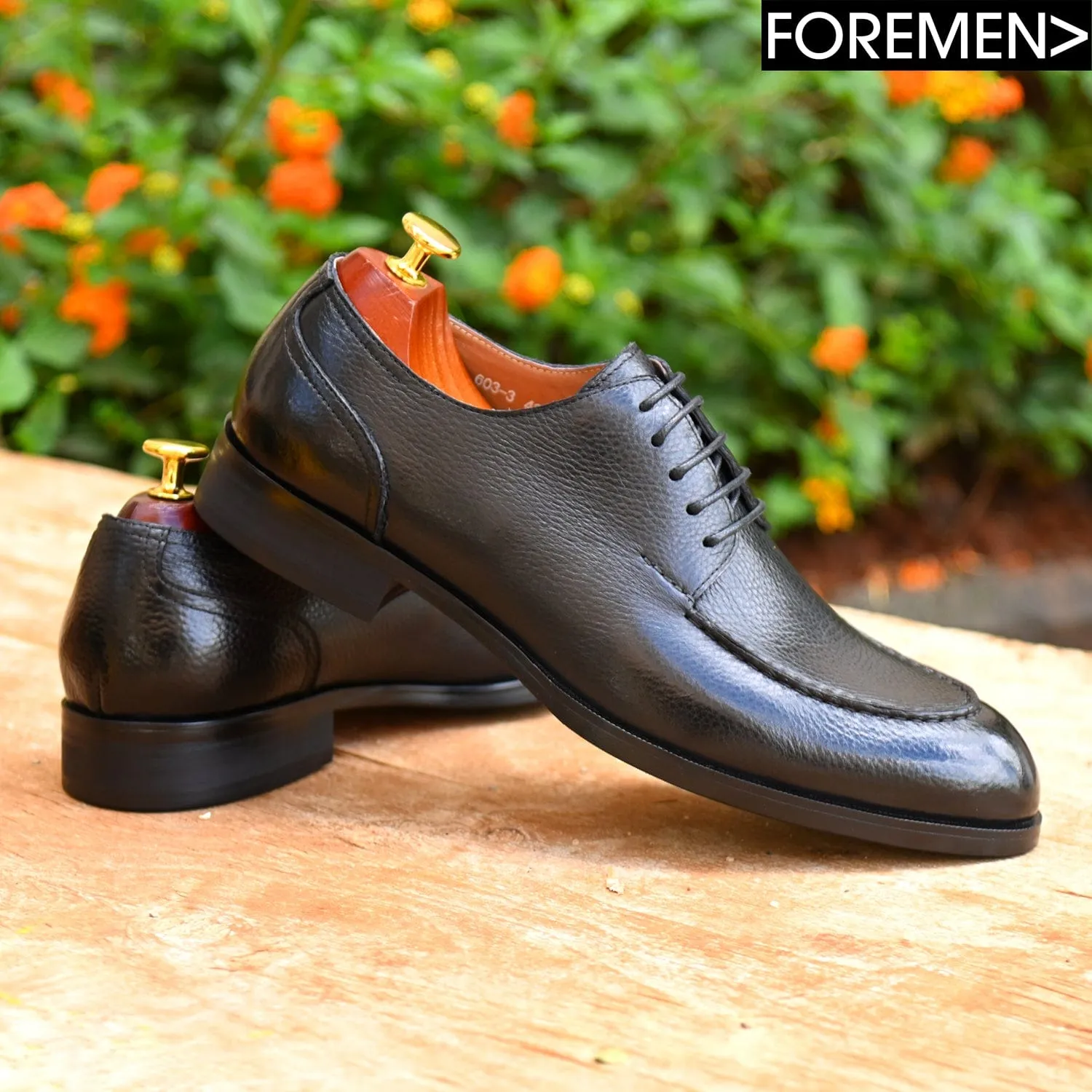 CAIRO | Black Leather Derbies