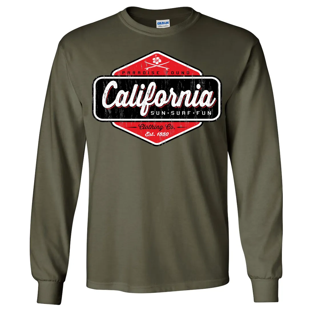 California Paradise Found Long Sleeve Shirt