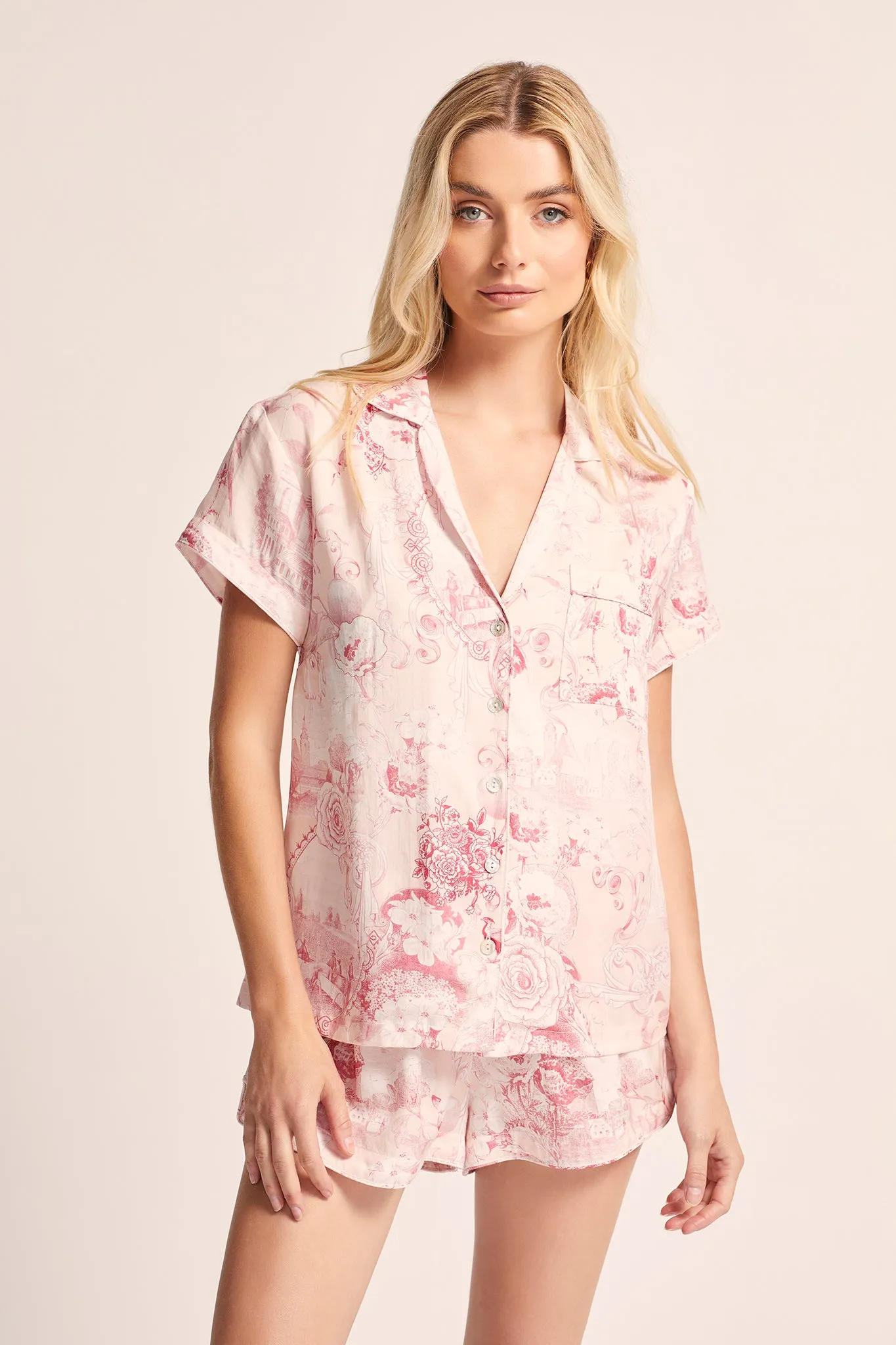 Camille Tencel™  Pyjama Set - Pink