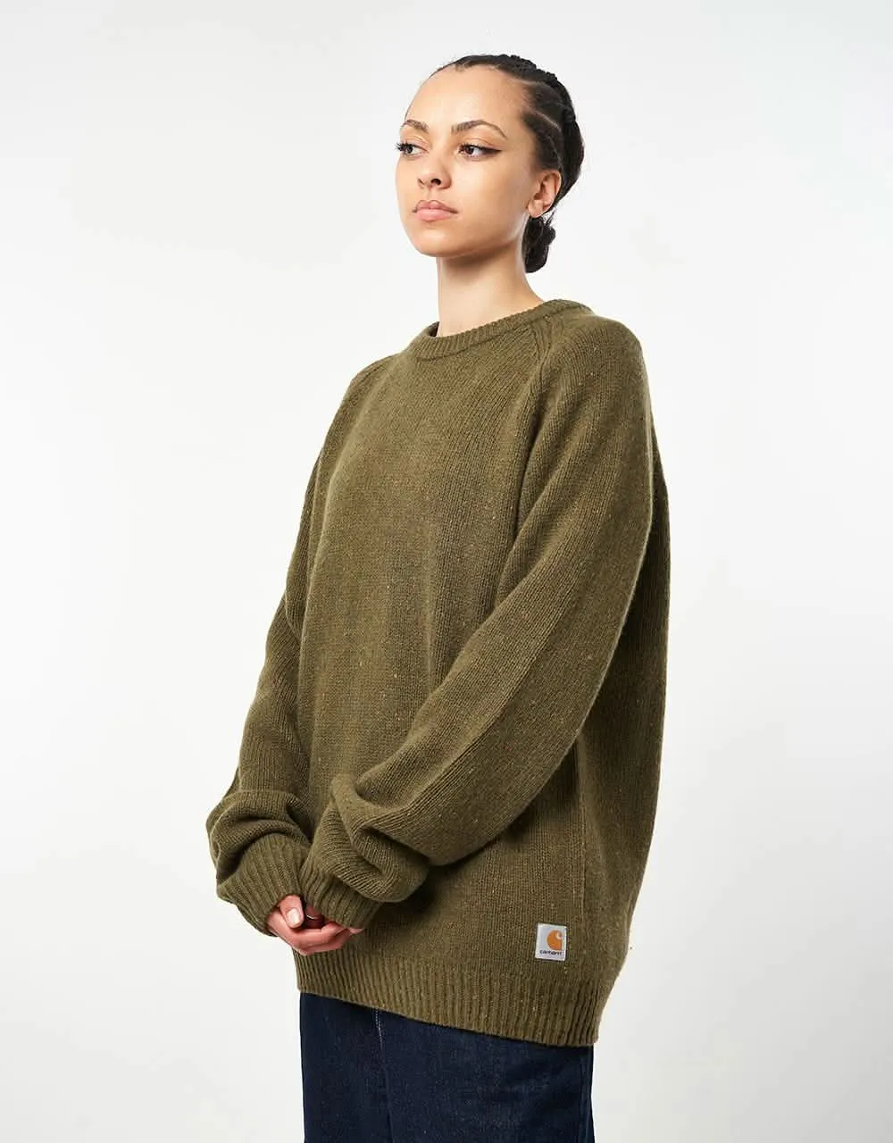 Carhartt WIP Anglistic Sweater - Speckled Highland