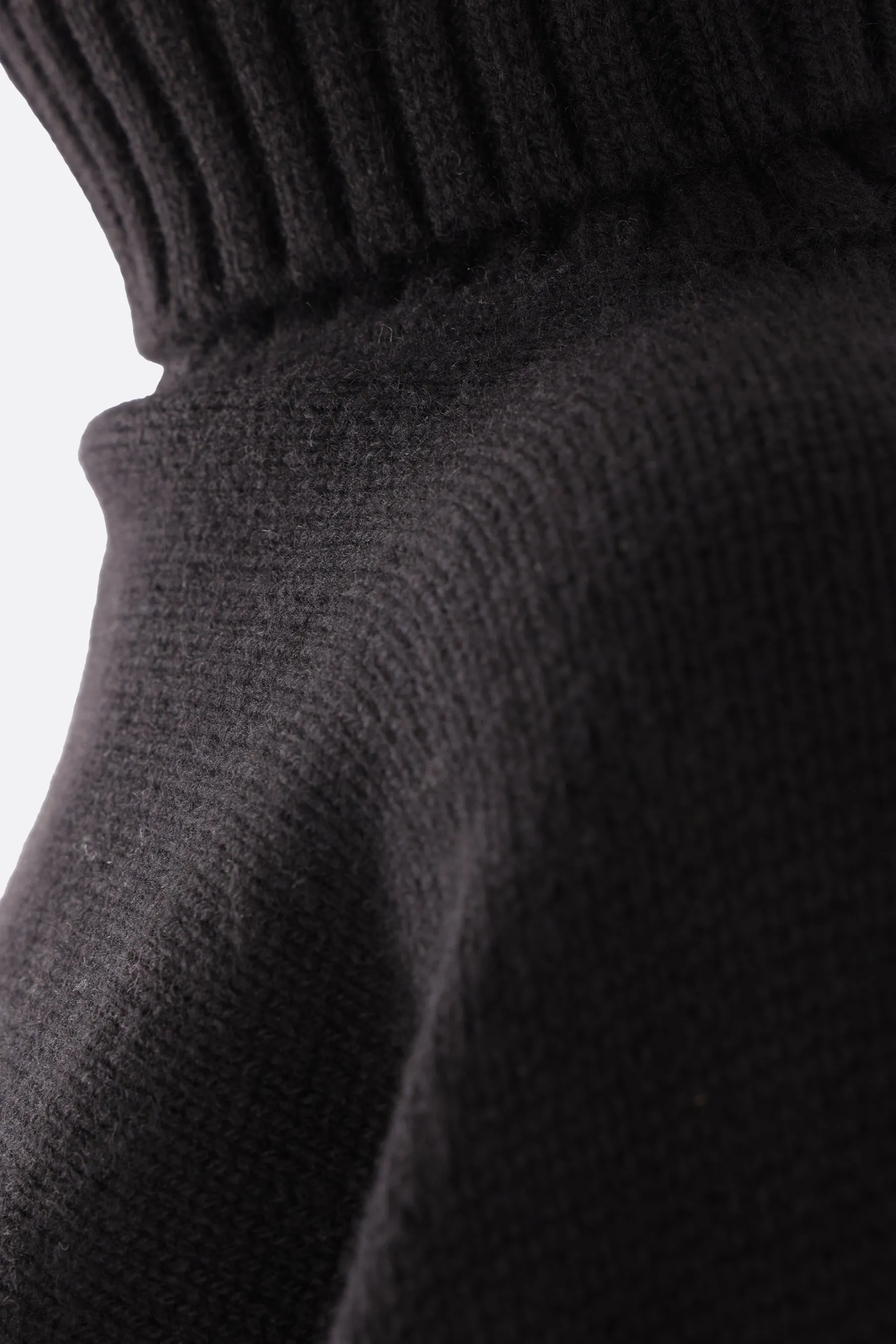 cashmere turtleneck cape