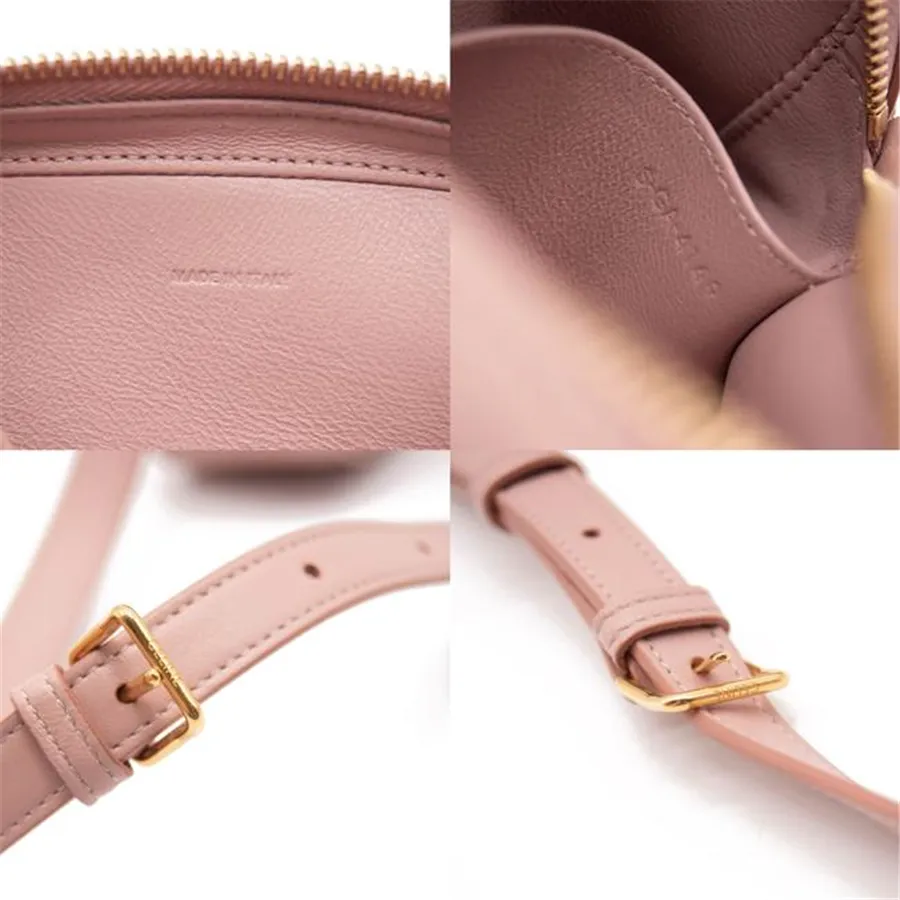 Celine Camera Crecy 191353 Bus 38no Cross Body Pink Leather Shoulder Bag