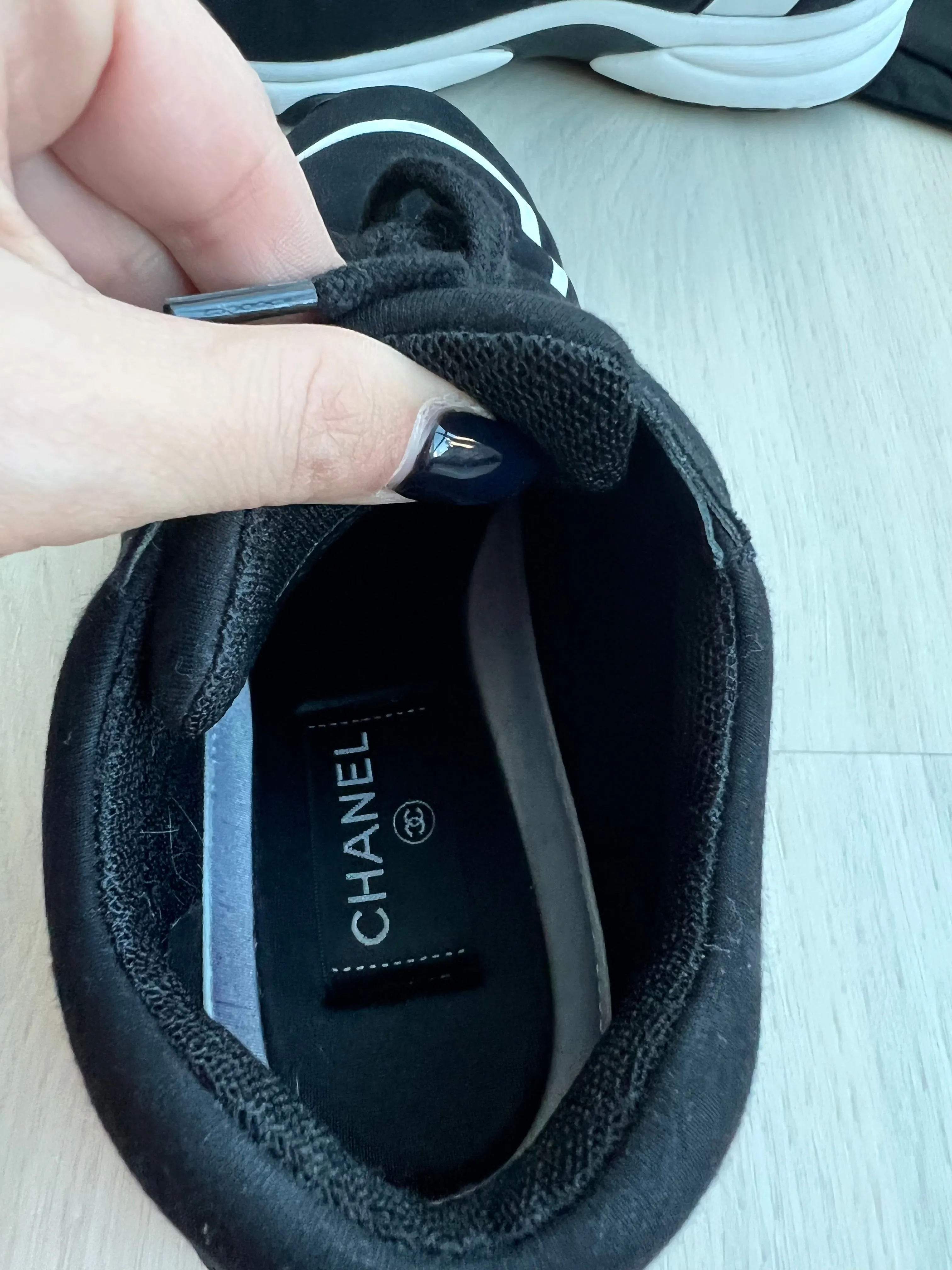 Chanel CC Neoprene Sneakers