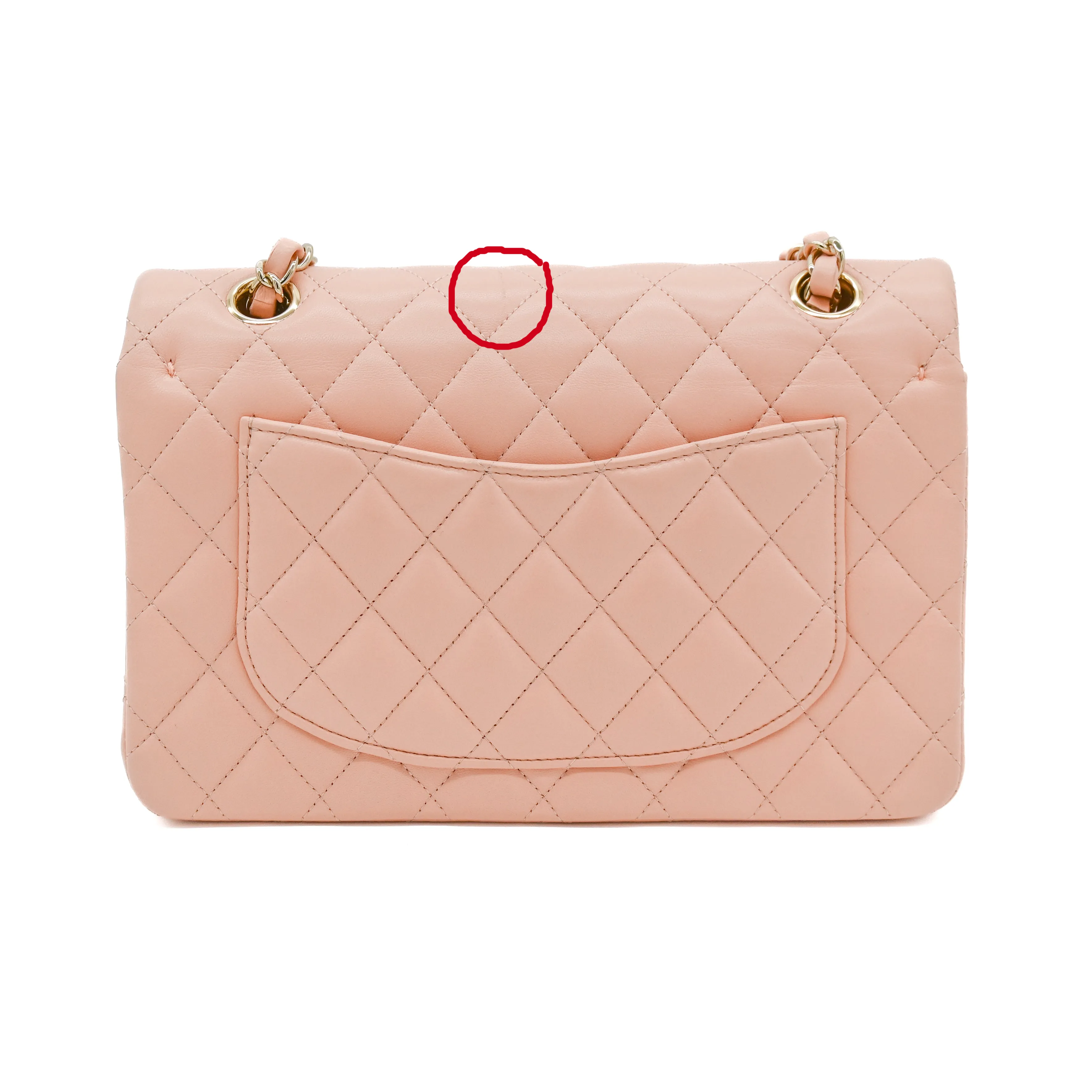 Chanel Small Classic Double Flap Pink Lambskin Light Gold Hardware