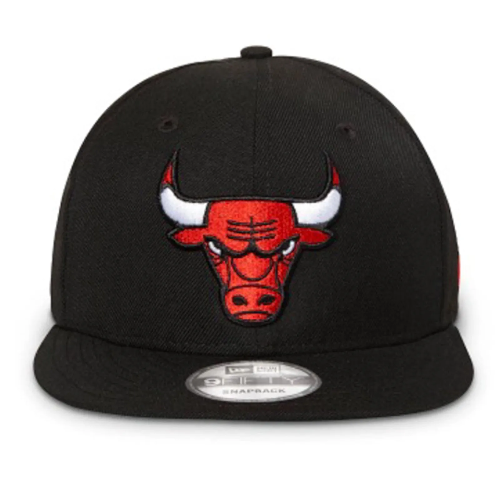 Chicago Bulls Official Team Colours 9FIFTY Snapback Adjustable Cap - Black