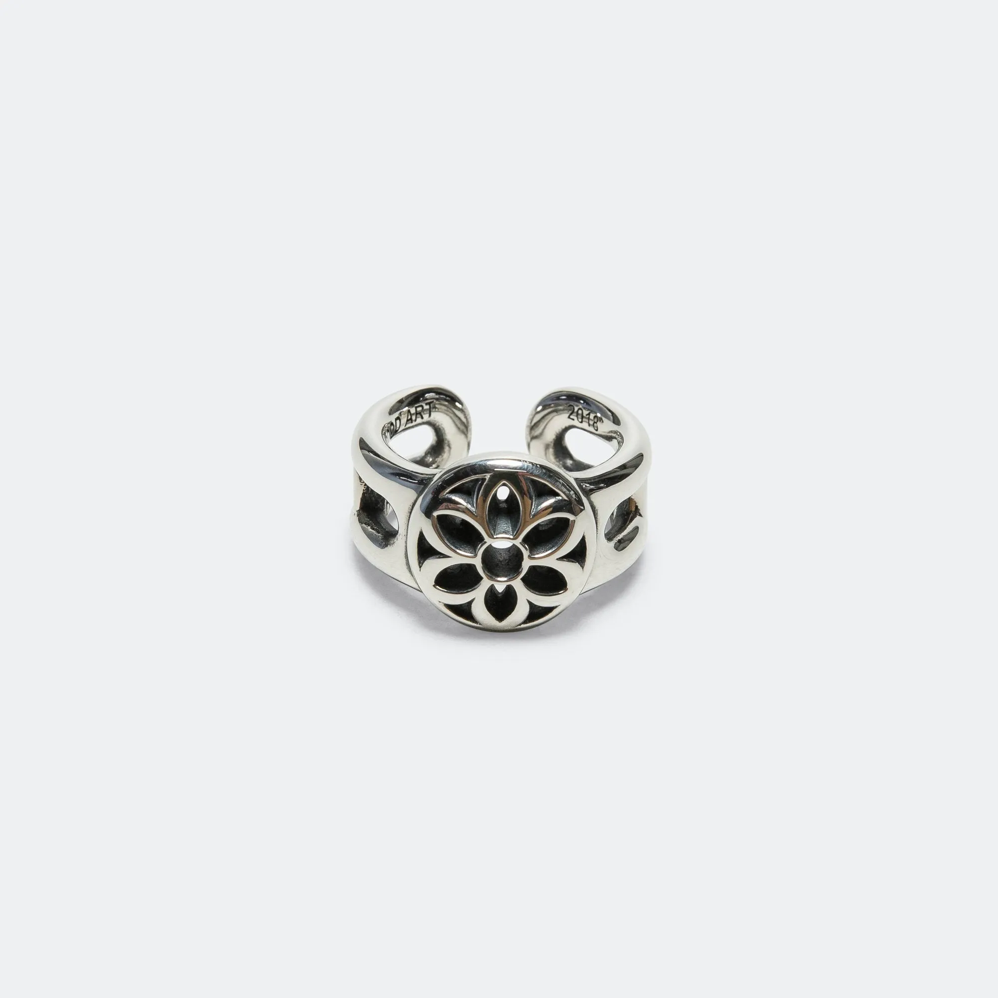 Cigar Band - Rosette - 925 Silver