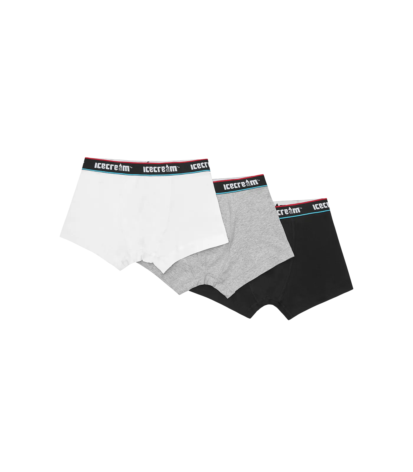 CLASSIC BOXER SHORT 3-PACK - BLACK/GREY/WHITE