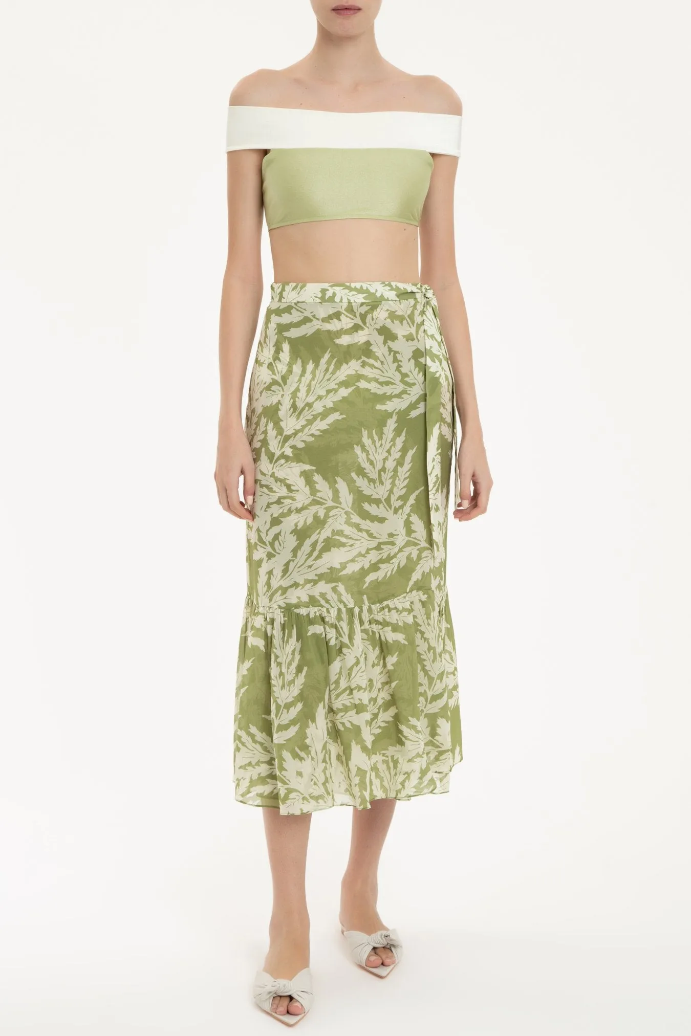 Classic Foliage Pareo Skirt