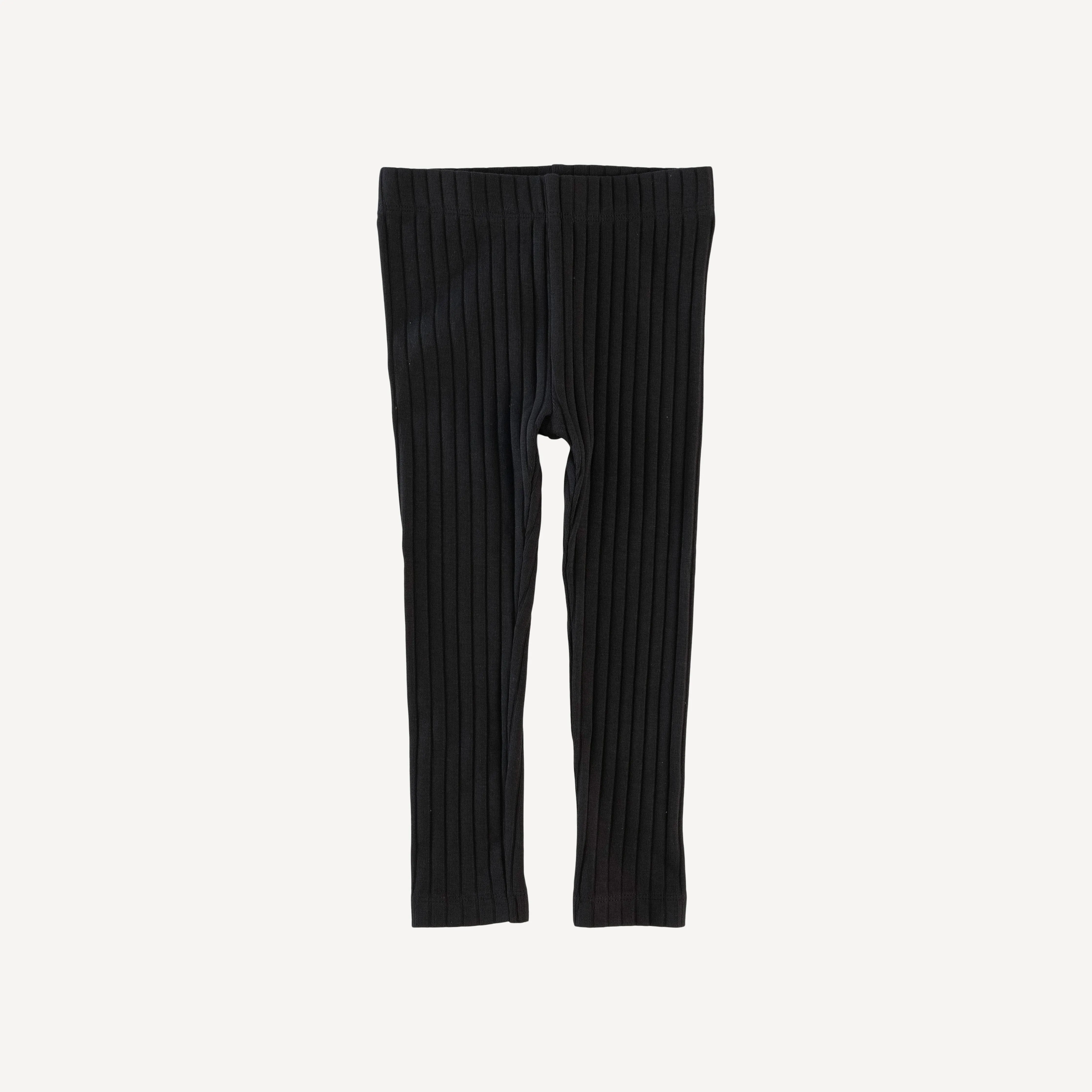 classic skinny legging | black | classic rib